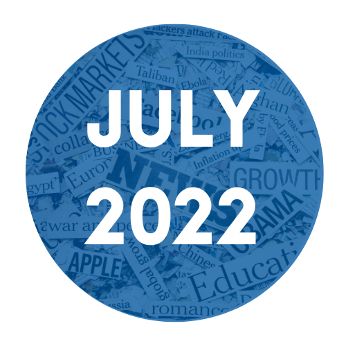 Icon with July 2022 text