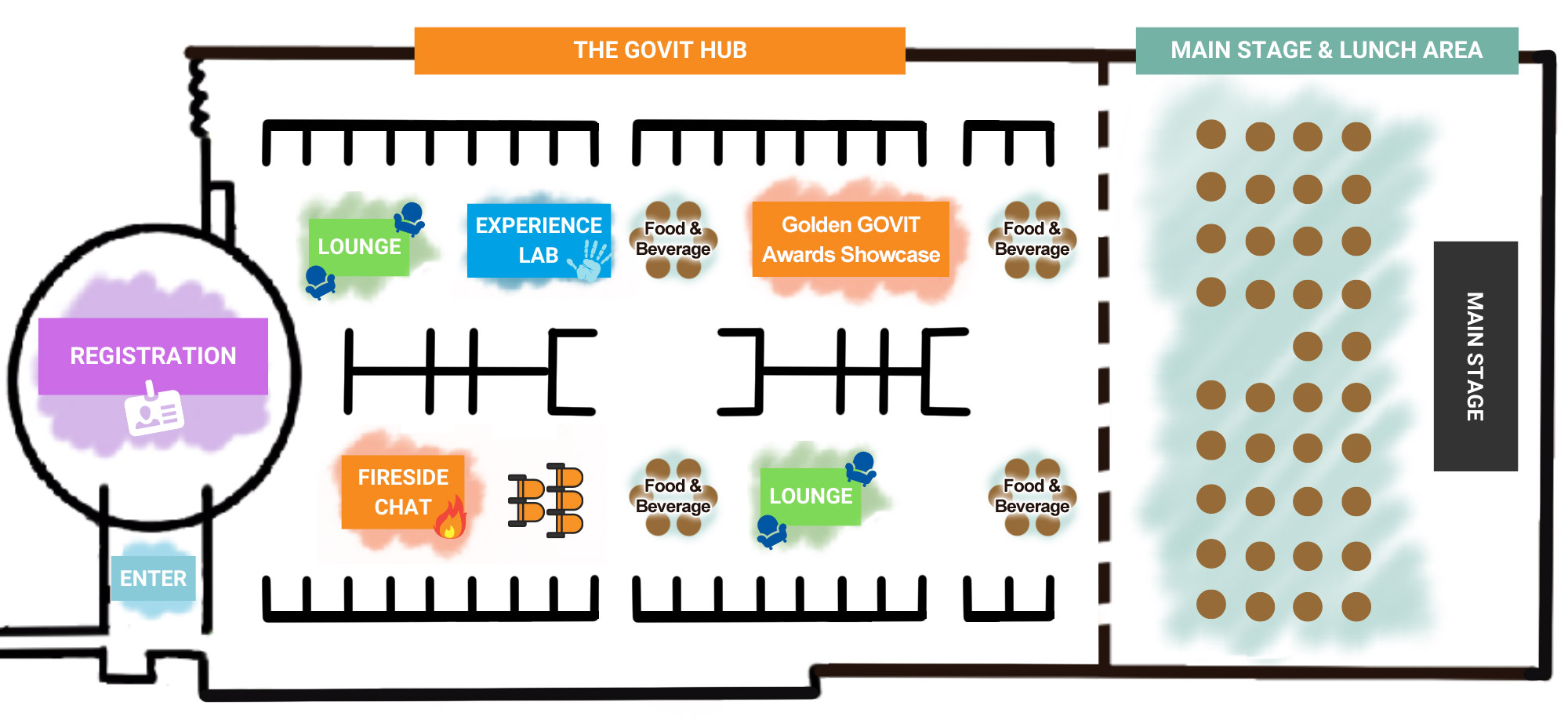GovIT Symposium HUB Floorplan 2023
