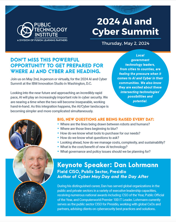 2024 AI & Cyber Summit Flyer Front