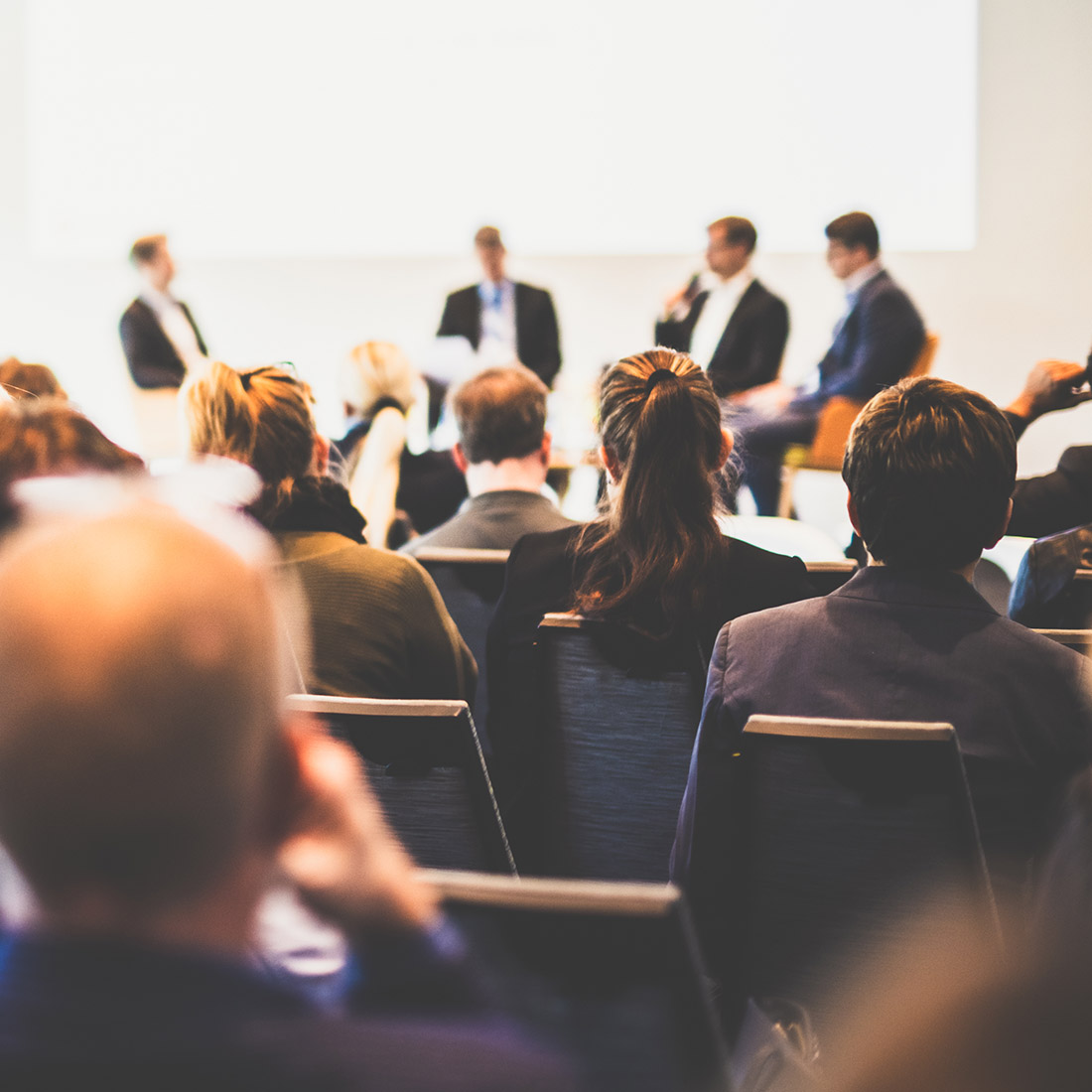 Audience at a conference